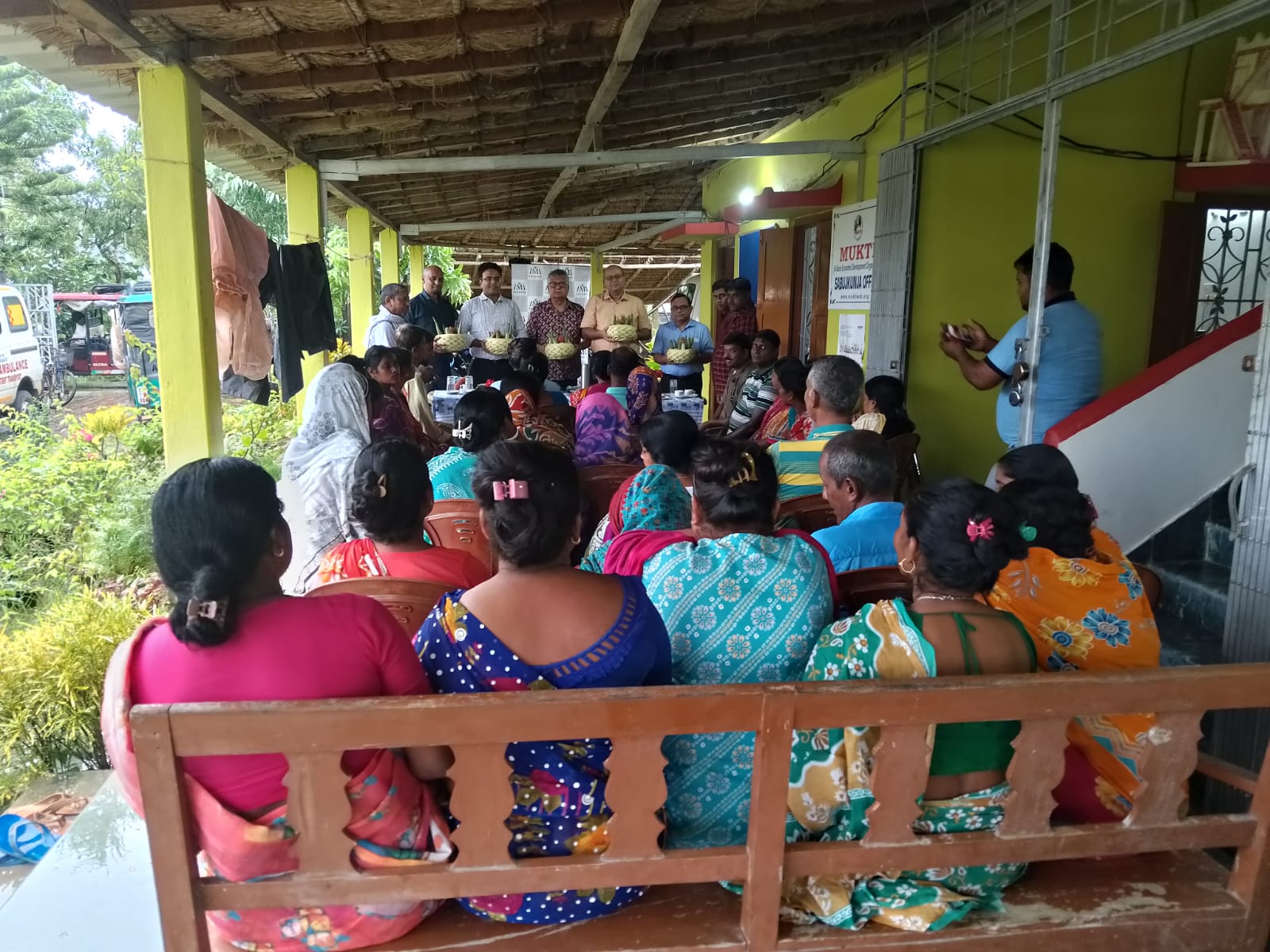 Delegates From International Management Institute Visit Mukti Gram Purba Sridharpur