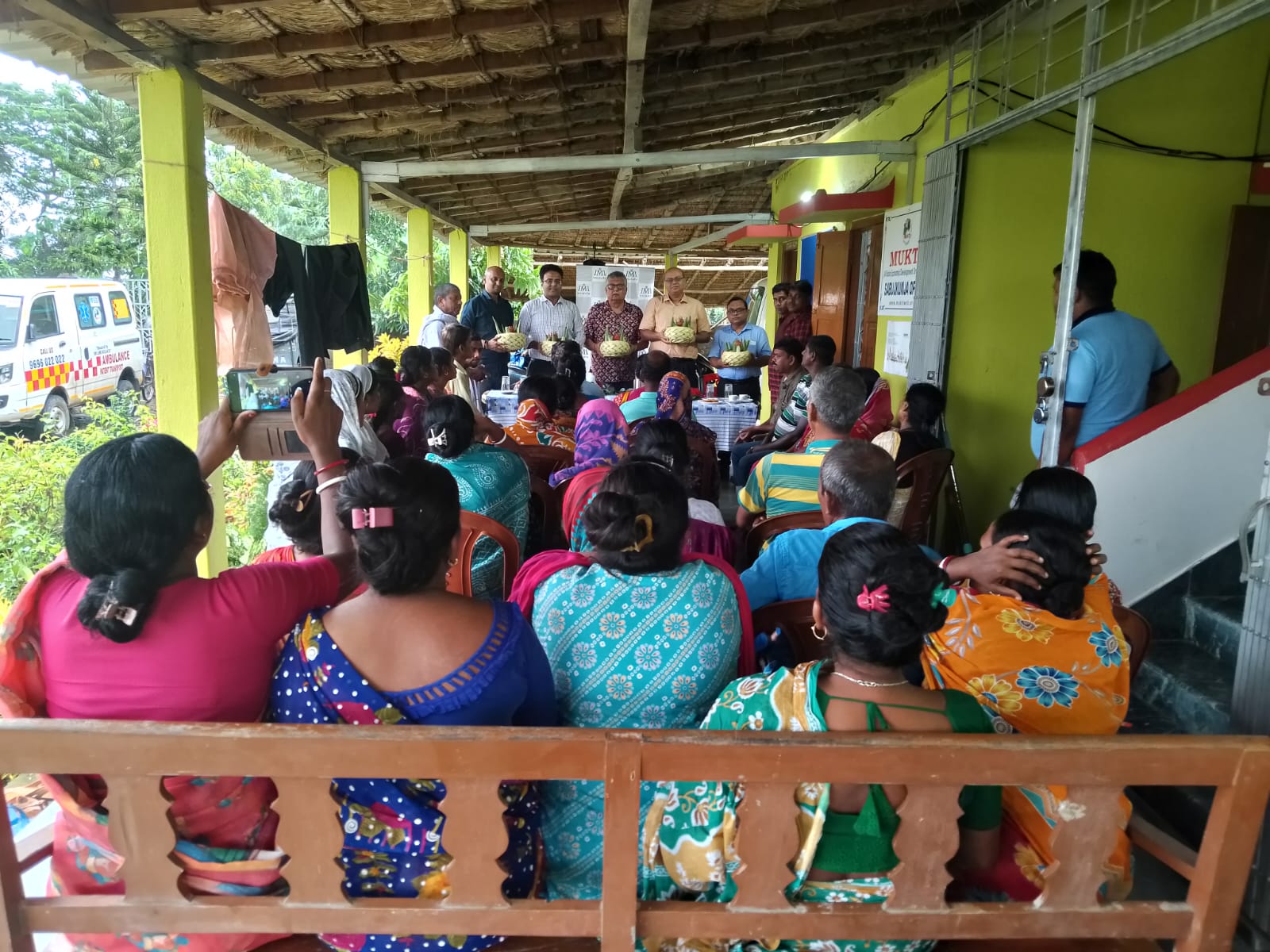 Delegates From International Management Institute Visit Mukti Gram Purba Sridharpur