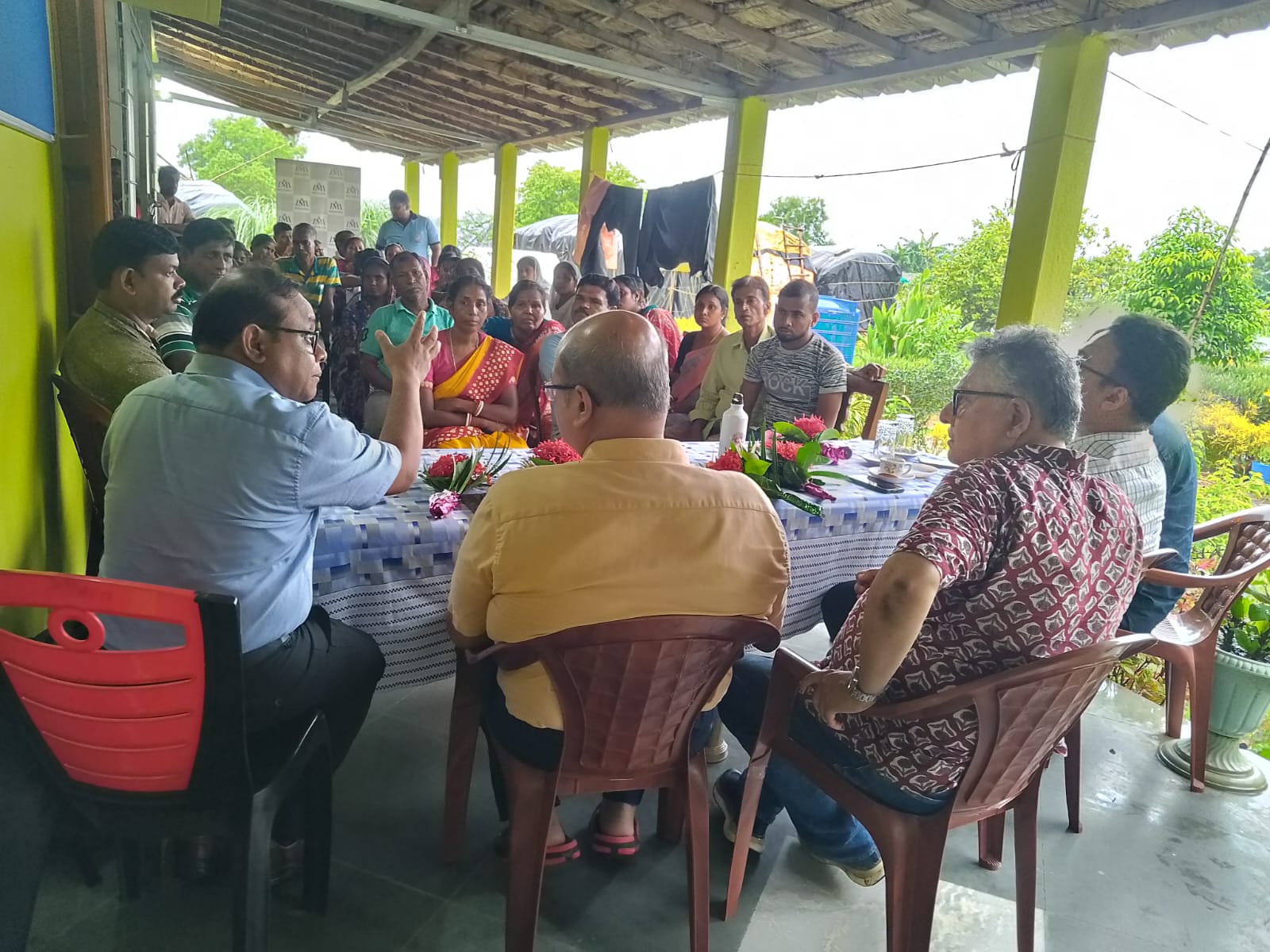 Delegates From International Management Institute Visit Mukti Gram Purba Sridharpur
