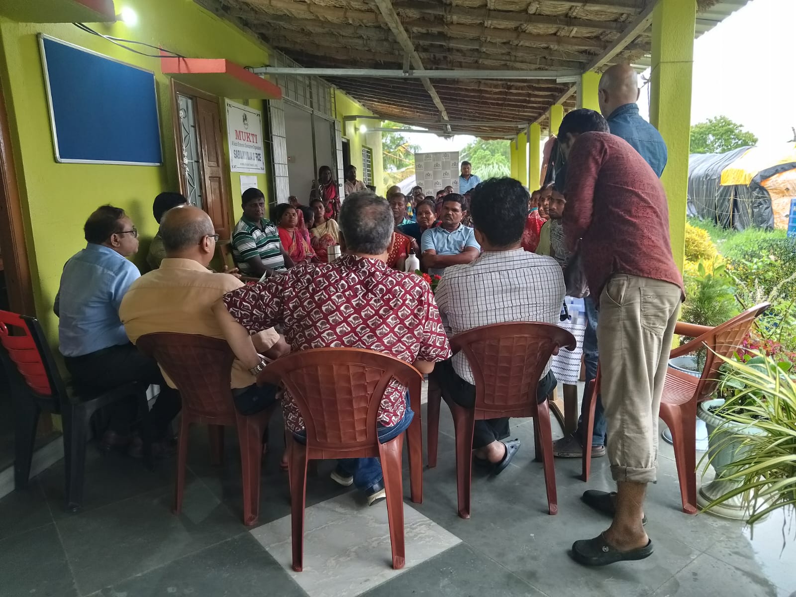 Delegates From International Management Institute Visit Mukti Gram Purba Sridharpur