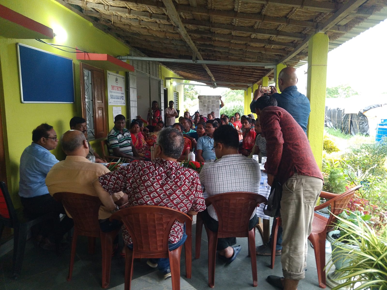 Delegates From International Management Institute Visit Mukti Gram Purba Sridharpur