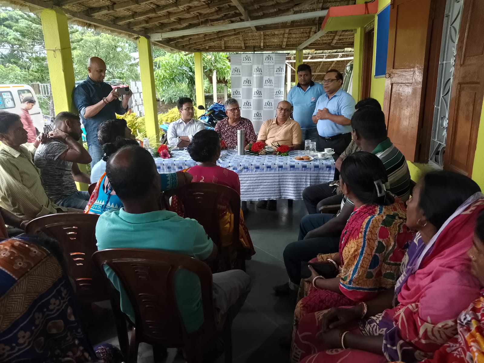 Delegates From International Management Institute Visit Mukti Gram Purba Sridharpur