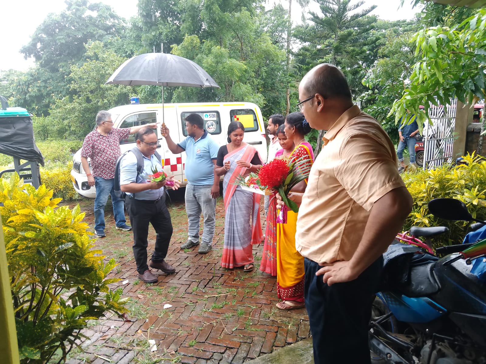 Delegates From International Management Institute Visit Mukti Gram Purba Sridharpur