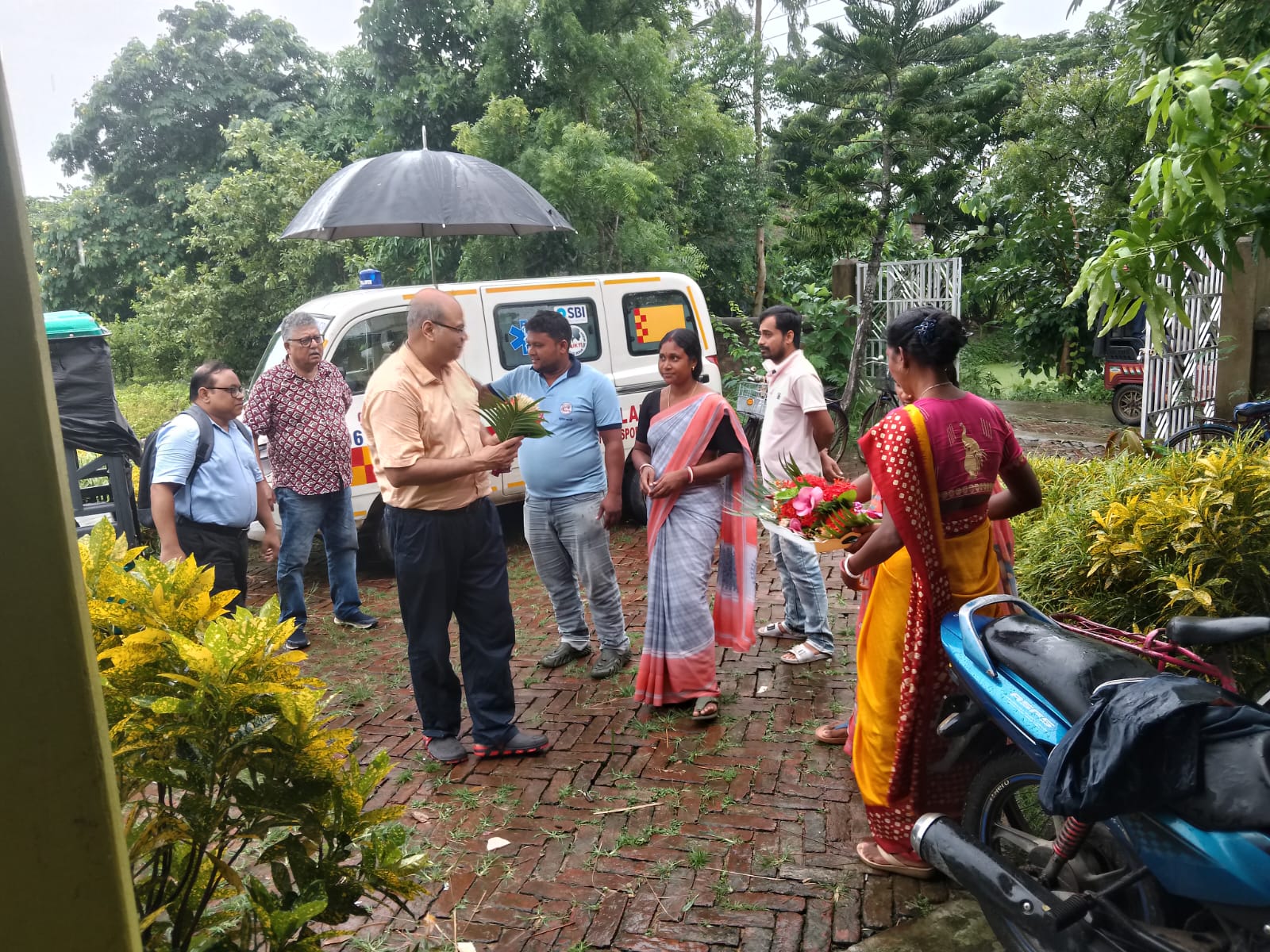 Delegates From International Management Institute Visit Mukti Gram Purba Sridharpur